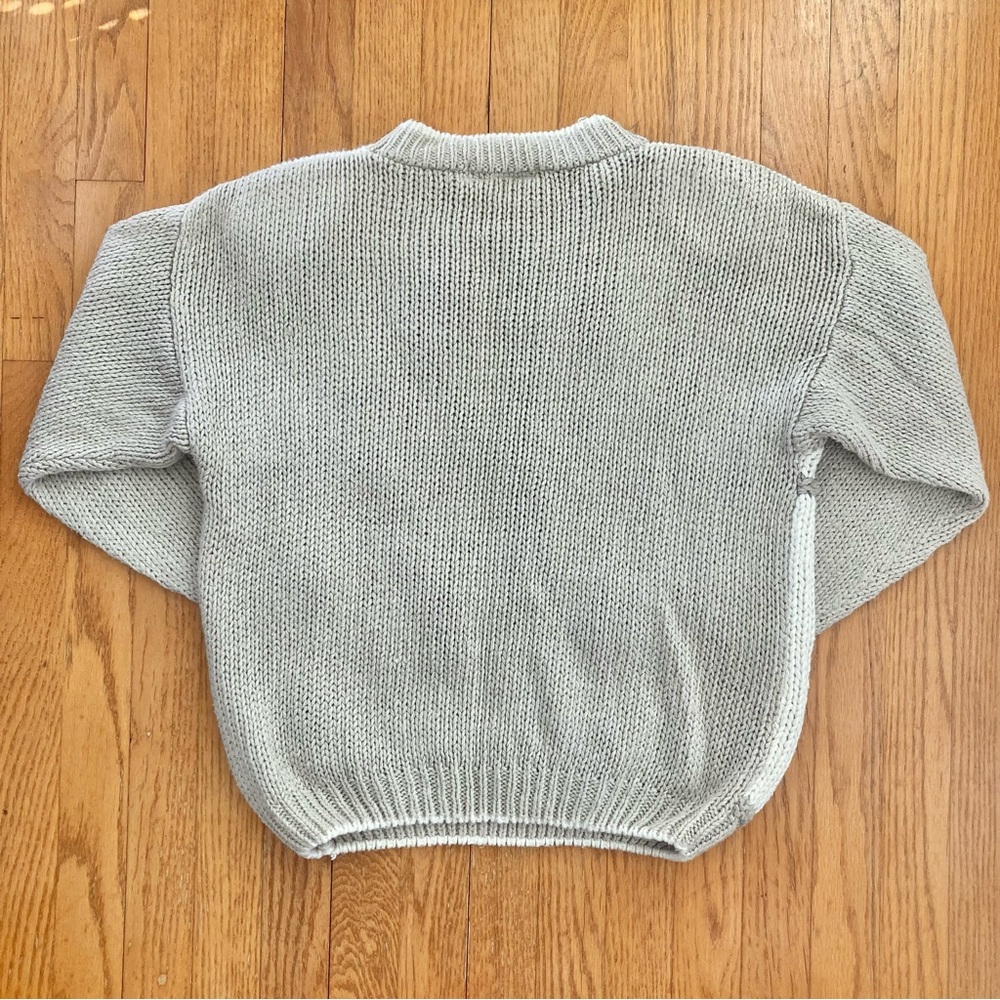 Vintage Huntington Ridge Hand-Knit Floral Sweater - Picture 10 of 11